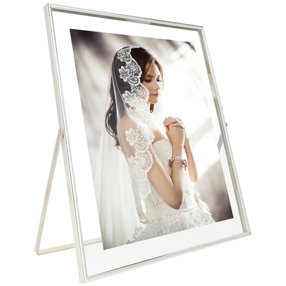 Silver Floating Frame, 4"x6", Horizontal