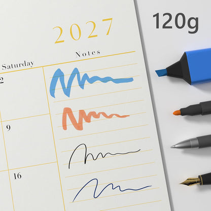 Jotsome Large Desk Calendar 2026-2027, Desktop Calendar
