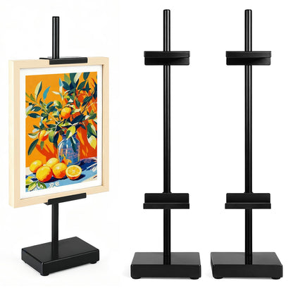 Adjustable Tabletop Easel Stand, Black 17" H Easels for Display