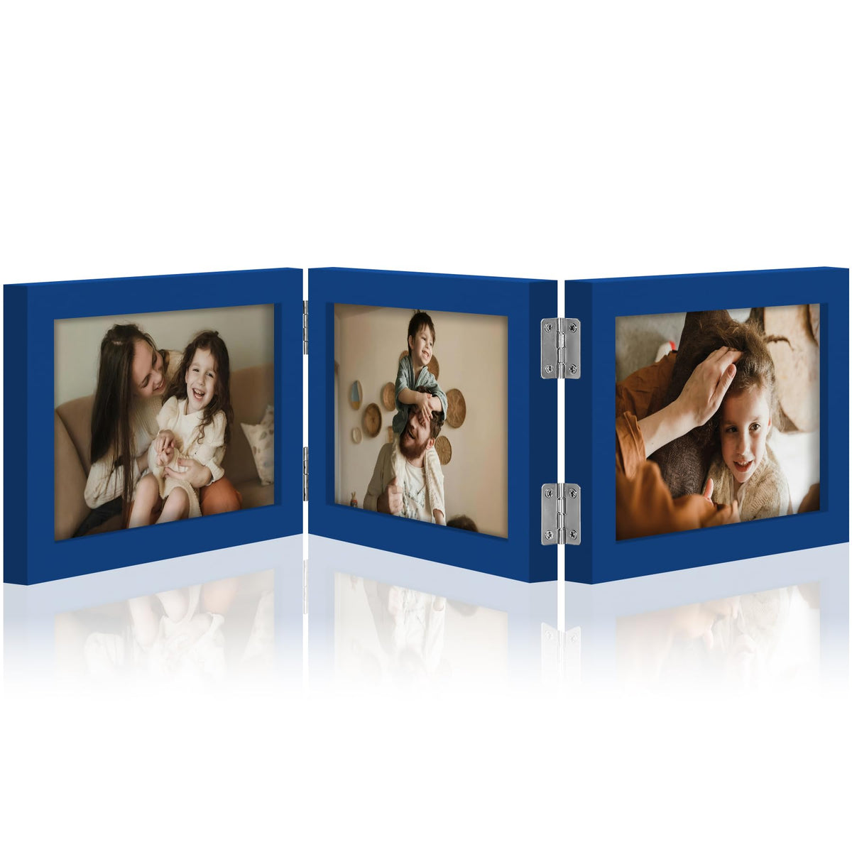 decorUhome Black Triple 4x6 Picture Frame Vertical
