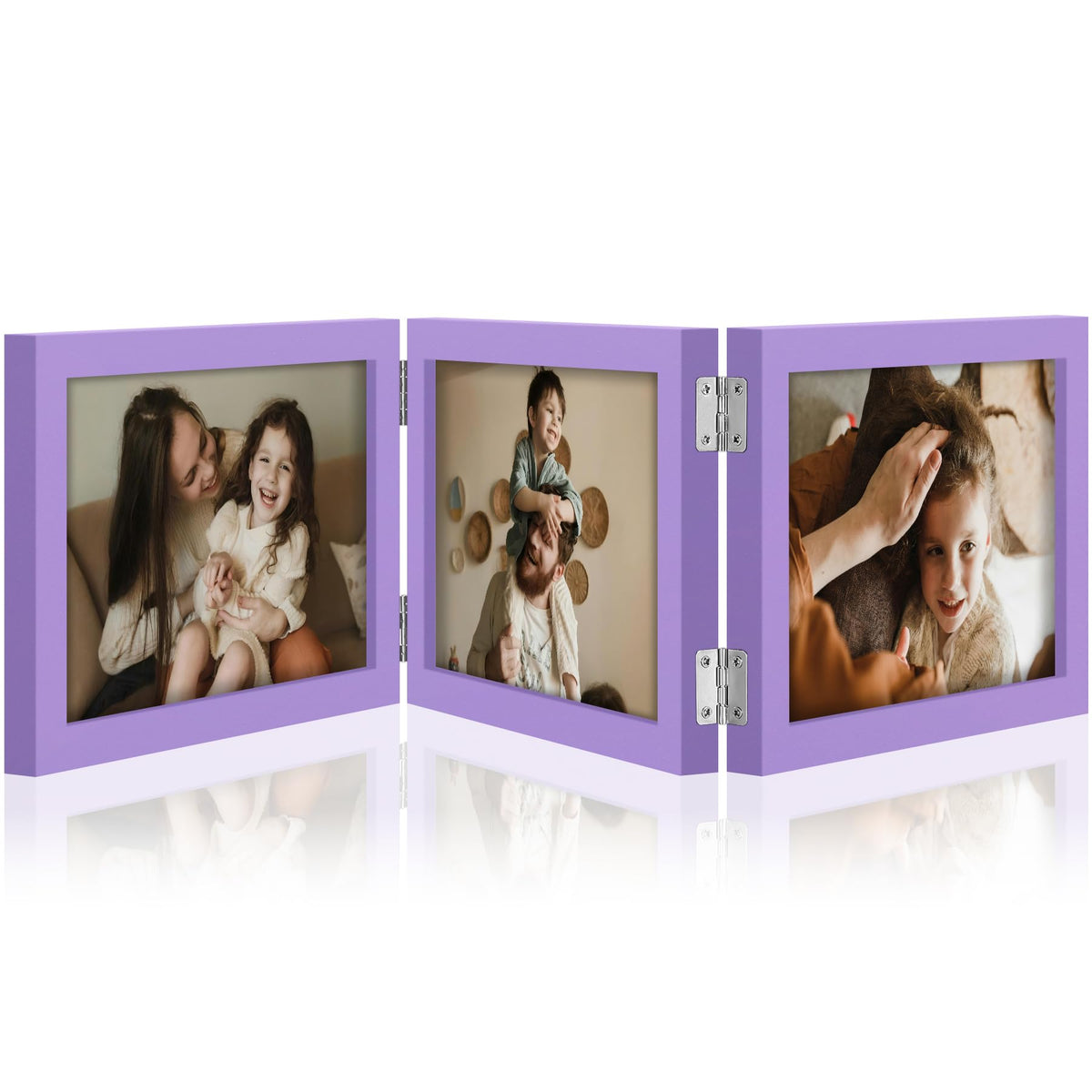 decorUhome Black Triple 4x6 Picture Frame Vertical