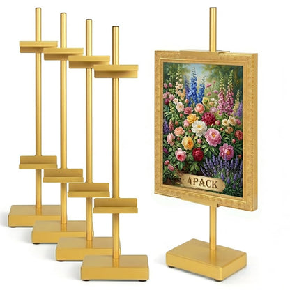 Adjustable Tabletop Easel Stand, Black 17" H Easels for Display
