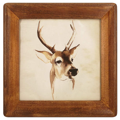 Picture Frame 5x7 Inch,Rustic Wood Photo Frames with Real Glass,Wall Hanging and Tabletop Standing,Vertical or Horizontal Display (Brown)
