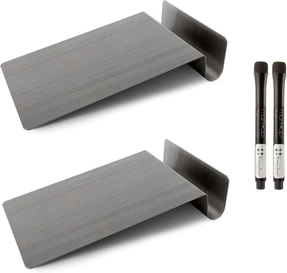 Three by Three Seattle 5.5 x 9 Inch to.do Dry Erase Board with Marker for Memos, Lists, and More in Office, Home, Classroom, and Event Spaces (Golden)