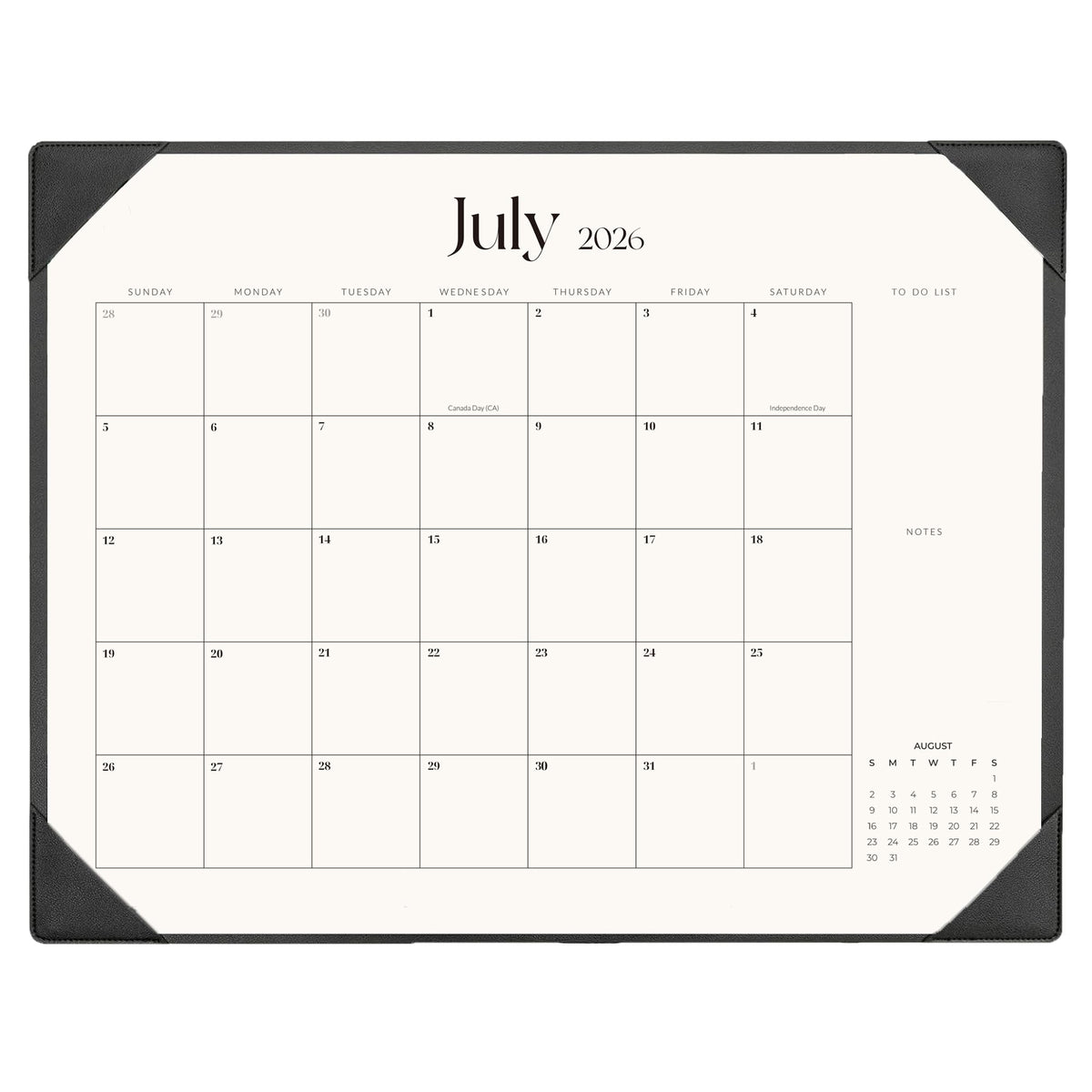 Desk Calendar 2026-2027 with Desk Mat – 22" x 17" Large Desk Pad Calendar Runs from July 2026 to December 2027, Office Supplies Desktop Monthly Calendar for Home & Office