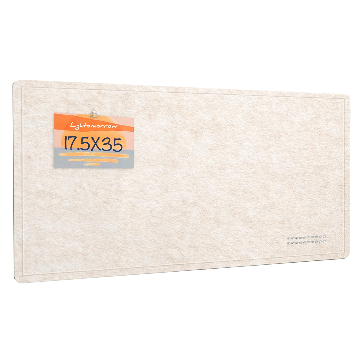 Felt Bulletin Board 36x24 inches, Decorative Pin Board for Home & Office