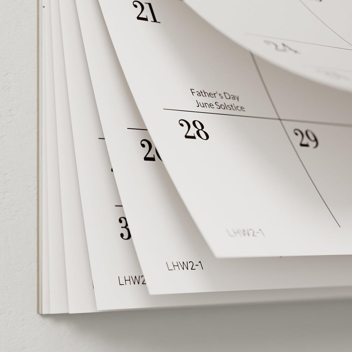Jotsome Desk Calendar 2026-2027, Large Monthly Desktop Calendar 17"x12"