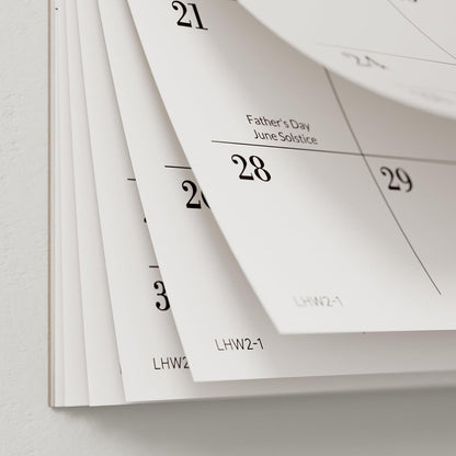 Jotsome Desk Calendar 2026-2027, Large Monthly Desktop Calendar 17"x12"