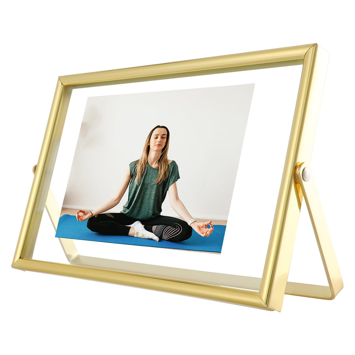 Silver Floating Frame, 4"x6", Horizontal