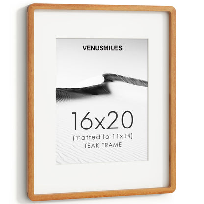 4x6 Picture Frame, USA-Sourced Natural Maple Wood Photo Collage Frame with HD Tempered Glass, Modern Simple 4 x 6 Wooden Frame Matted to 3.5x5, Gallery Wall Frames for Art, Wall or Tabletop Display