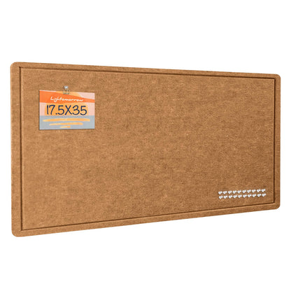 Felt Bulletin Board 36x24 inches, Decorative Pin Board for Home & Office