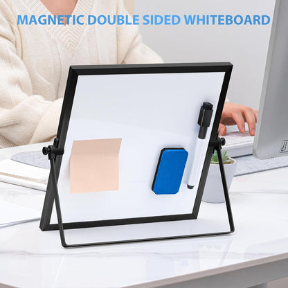 ARCOBIS Small WhiteBoard with Stand 10" X 10"