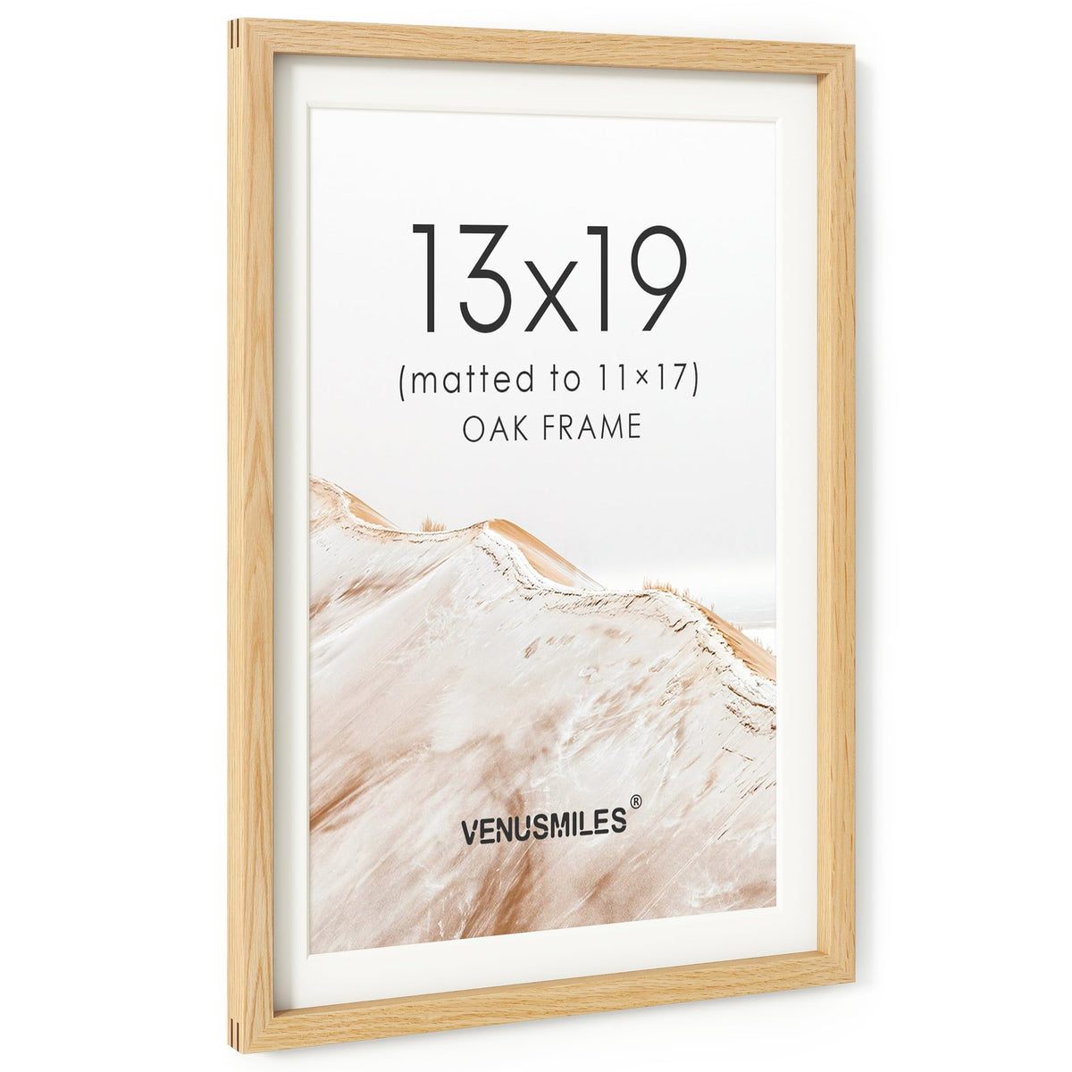 4x6 Picture Frame, USA-Sourced Natural Maple Wood Photo Collage Frame with HD Tempered Glass, Modern Simple 4 x 6 Wooden Frame Matted to 3.5x5, Gallery Wall Frames for Art, Wall or Tabletop Display
