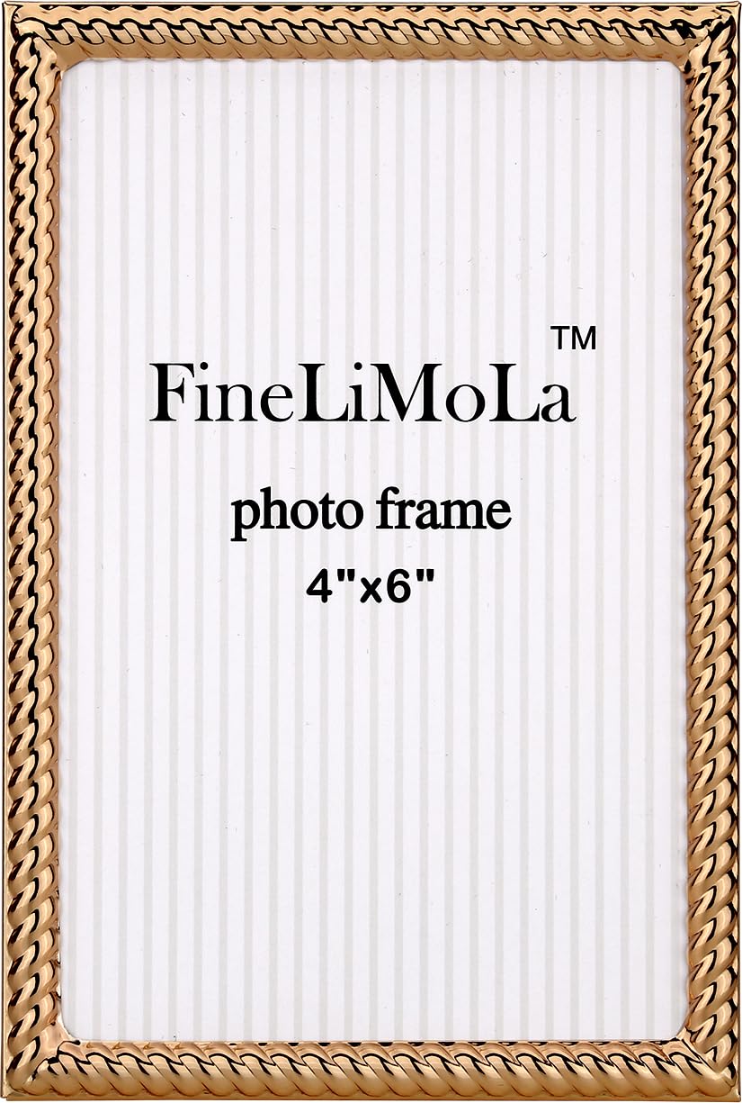 5x7'' Silver Rope Design Metal Picture Frames with Hi Quality Velvet Backing and Real Glass Front,Silver Photo Frame 7x5'' for Desktop Display Or Wall Hanging