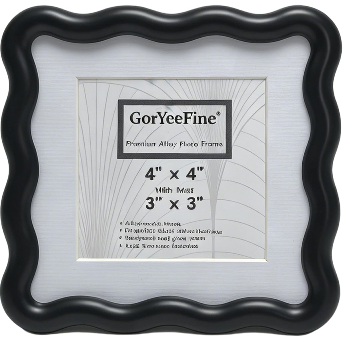 3-2x3'' Silver Heavy-Duty Zinc Alloy Picture Frames,Wave Design Silver Picture Frame Multi 3x2'' Photo Frame,with Black Premium Velvet Backing,for Desktop and Wall Hanging.