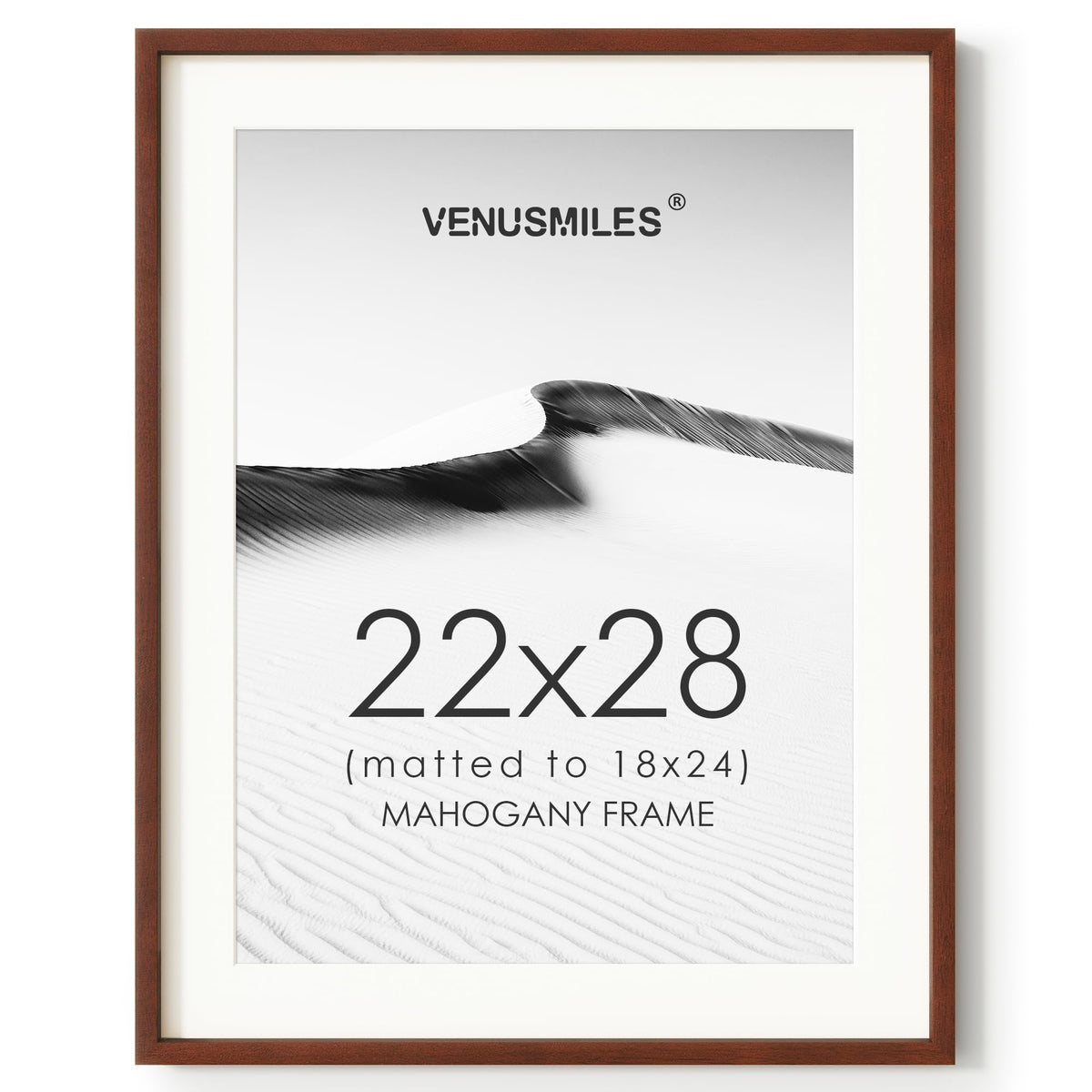 4x6 Picture Frame, USA-Sourced Natural Maple Wood Photo Collage Frame with HD Tempered Glass, Modern Simple 4 x 6 Wooden Frame Matted to 3.5x5, Gallery Wall Frames for Art, Wall or Tabletop Display