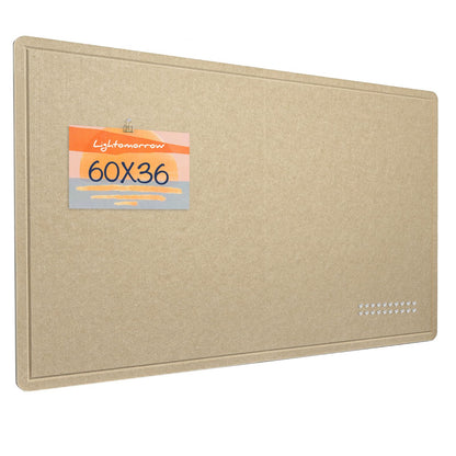 Felt Bulletin Board 36x24 inches, Decorative Pin Board for Home & Office