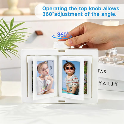 2x3 Mini Picture Frame Rotating frame for Instax Mini Photo Gifts for Women