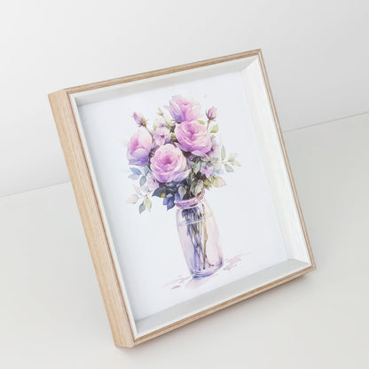 5x5 Blue Beige Square Picture Frame, 5x5 Resin Photo Frame, Wall and Desktop Display Picture Frame, Plexiglass