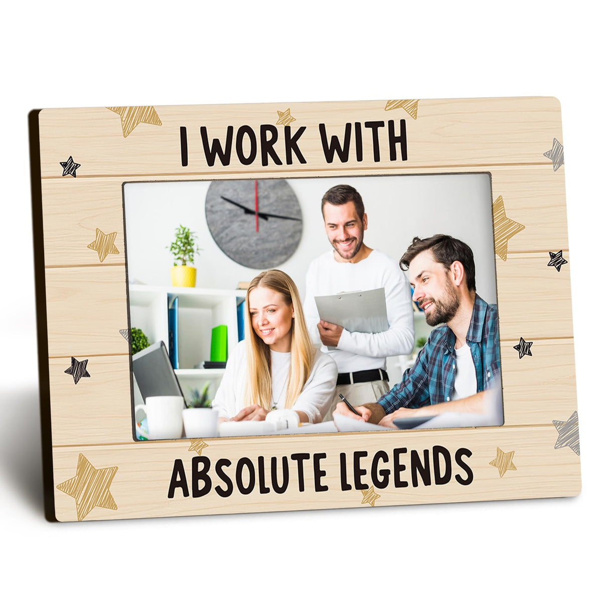 Coworkers 4x6 Picture Frame, Retirement Farewell Photo Frame, Best Retired Gifts for Coworkers Leaving, I Used to Work with Absolute Legends Picture Photo Frames for Desk Decor