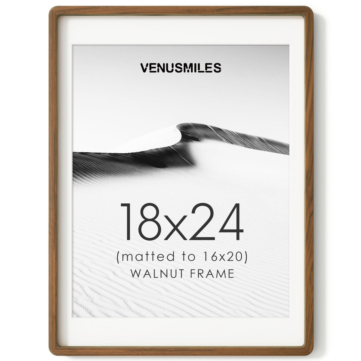 4x6 Picture Frame, USA-Sourced Natural Maple Wood Photo Collage Frame with HD Tempered Glass, Modern Simple 4 x 6 Wooden Frame Matted to 3.5x5, Gallery Wall Frames for Art, Wall or Tabletop Display