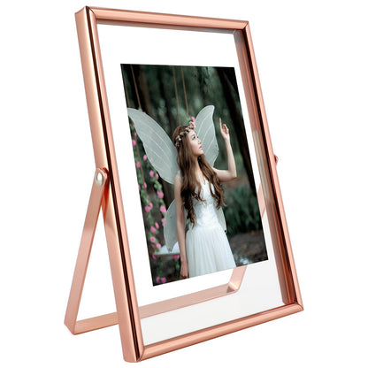 Silver Floating Frame, 4"x6", Horizontal