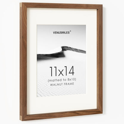 4x6 Picture Frame, USA-Sourced Natural Maple Wood Photo Collage Frame with HD Tempered Glass, Modern Simple 4 x 6 Wooden Frame Matted to 3.5x5, Gallery Wall Frames for Art, Wall or Tabletop Display