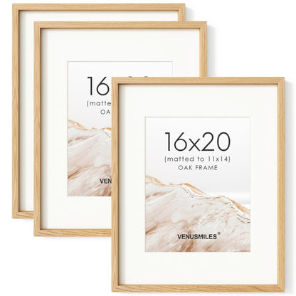 4x6 Picture Frame, USA-Sourced Natural Maple Wood Photo Collage Frame with HD Tempered Glass, Modern Simple 4 x 6 Wooden Frame Matted to 3.5x5, Gallery Wall Frames for Art, Wall or Tabletop Display