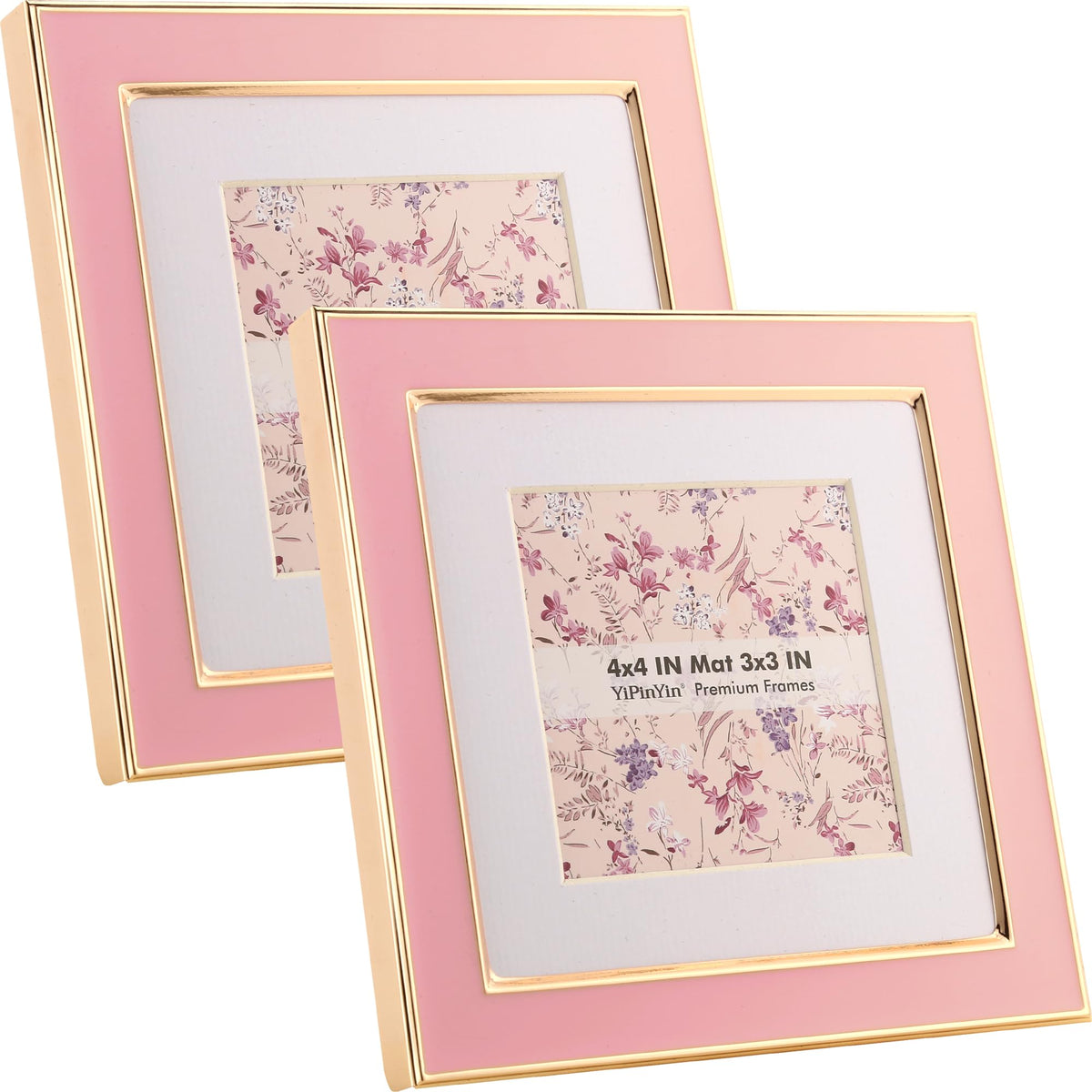 YiPinYin 5x7''Jasper Green Enamel Picture Frames with Gold-Plated Metal Frame Design,HD-Real Glass & Velvet Back,for Countertop,Tabletop Display,Bookshelf,Wall Décor