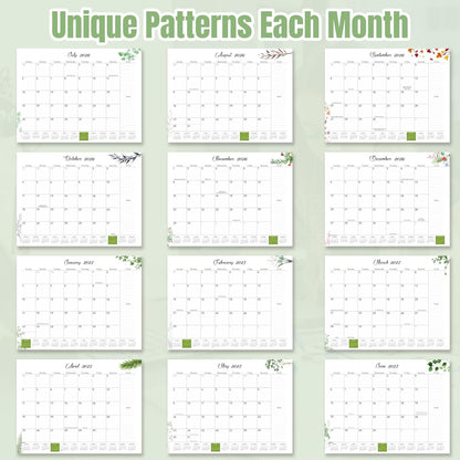 Desk Calendar 2026-2027 with Desktop Mat,22x17'' Large Desktop Pad Calendar