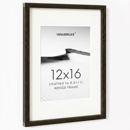 4x6 Picture Frame, USA-Sourced Natural Maple Wood Photo Collage Frame with HD Tempered Glass, Modern Simple 4 x 6 Wooden Frame Matted to 3.5x5, Gallery Wall Frames for Art, Wall or Tabletop Display