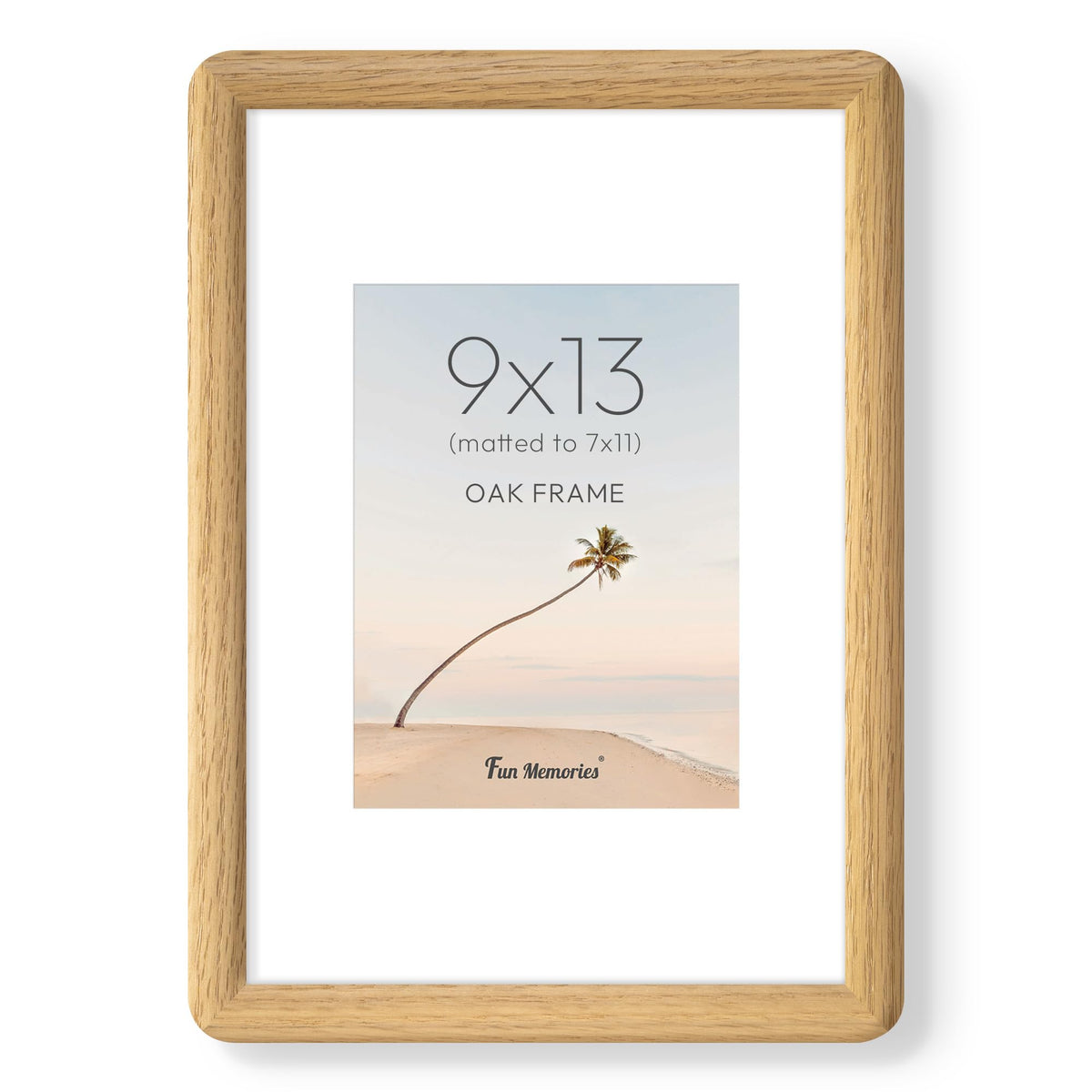6x6 Picture Frame, USA-Sourced Walnut Wood Photo Frame with Tempered Glass, Handcrafted Rustic Farmhouse Frame for Wall & Tabletop Display, Matted to 4x4