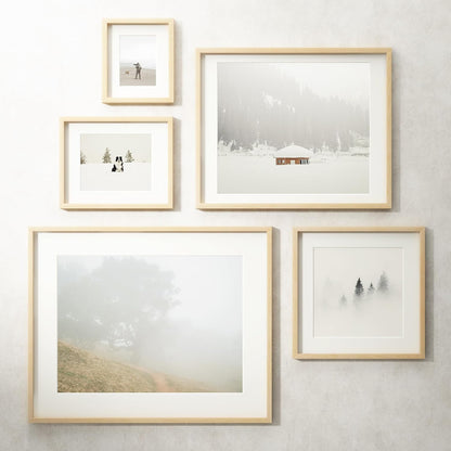 4x6 Picture Frame, USA-Sourced Natural Maple Wood Photo Collage Frame with HD Tempered Glass, Modern Simple 4 x 6 Wooden Frame Matted to 3.5x5, Gallery Wall Frames for Art, Wall or Tabletop Display
