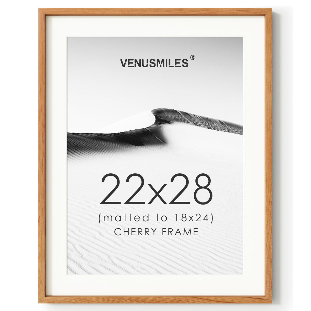 4x6 Picture Frame, USA-Sourced Natural Maple Wood Photo Collage Frame with HD Tempered Glass, Modern Simple 4 x 6 Wooden Frame Matted to 3.5x5, Gallery Wall Frames for Art, Wall or Tabletop Display