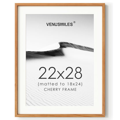 4x6 Picture Frame, USA-Sourced Natural Maple Wood Photo Collage Frame with HD Tempered Glass, Modern Simple 4 x 6 Wooden Frame Matted to 3.5x5, Gallery Wall Frames for Art, Wall or Tabletop Display