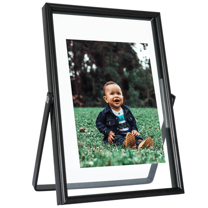 Silver Floating Frame, 4"x6", Horizontal