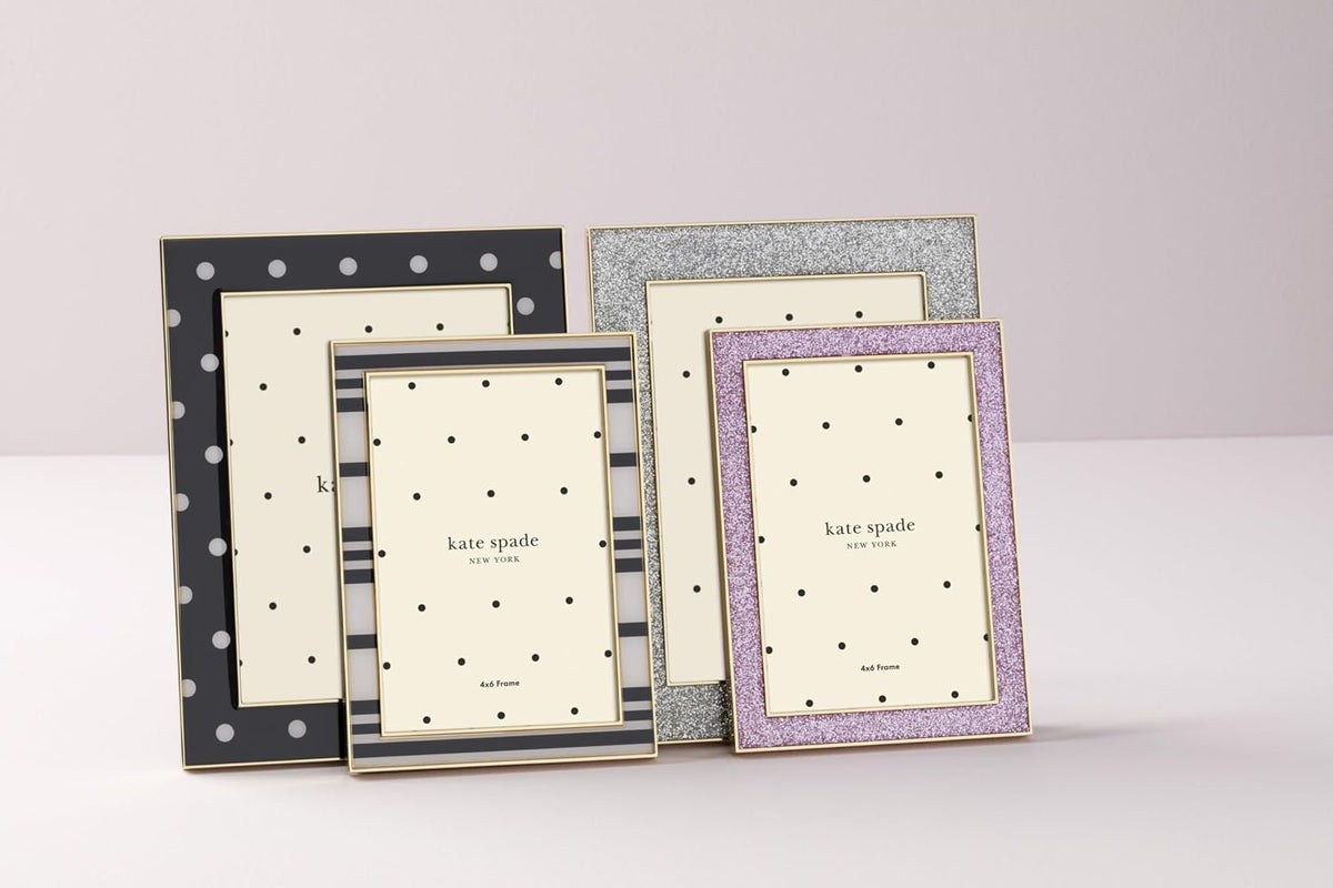 kate spade new york 897449 Sitting Pretty 4x6 Stripe Frame