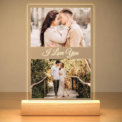 KoxSmar Custom Picture Frame, Personalized Photo Frame, Customized Picture Frames, Personalized Anniversary Birthday Gifts for Women Men Her Him Girlfriend Boyfriend Wife Husband Couple