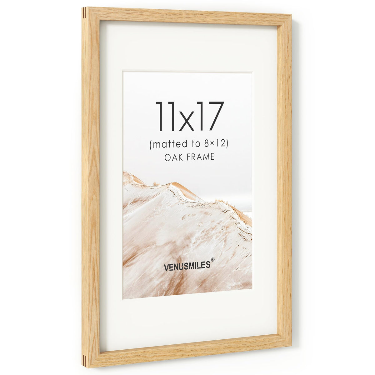 4x6 Picture Frame, USA-Sourced Natural Maple Wood Photo Collage Frame with HD Tempered Glass, Modern Simple 4 x 6 Wooden Frame Matted to 3.5x5, Gallery Wall Frames for Art, Wall or Tabletop Display