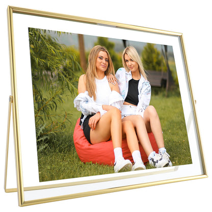 Silver Floating Frame, 4"x6", Horizontal