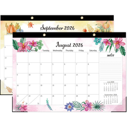 GuassLee Large Desk Calendar 2027-2028, 18 Months, 22" x 17"