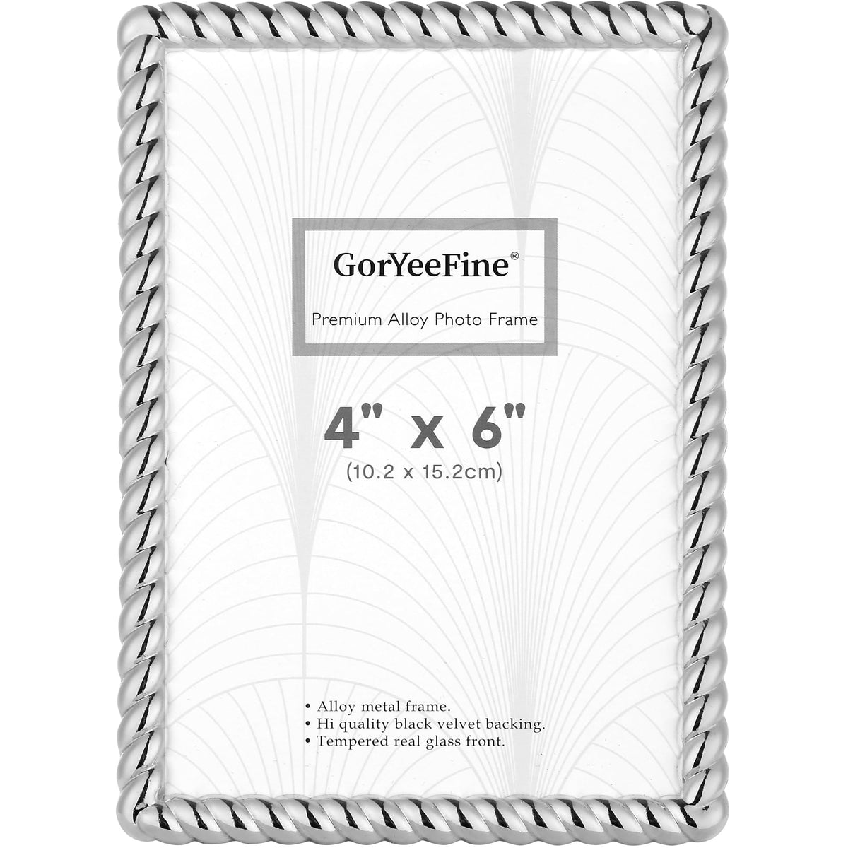 4x6‘’ Gold Arched Picture Frame,Tempered Real Glass Photo Frame with Premium Velvet Backing,for Tabletop & Shelf Display Decorative Frame for Home Office Decor