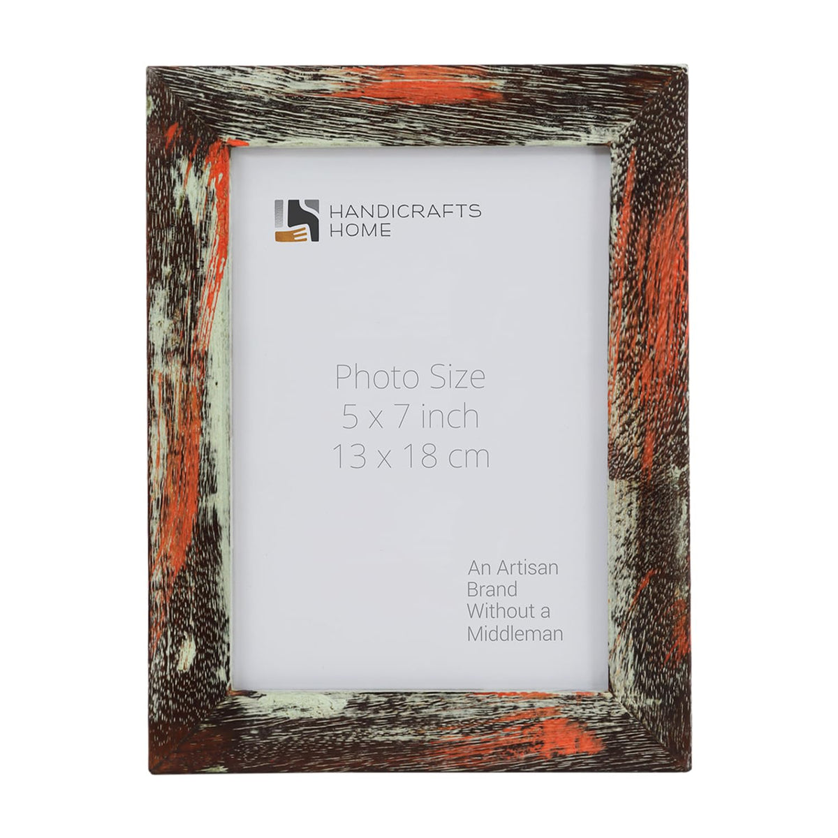 Handicrafts Home Handmade 5x7 Wood Picture Frame Neutral Modern Home Decor