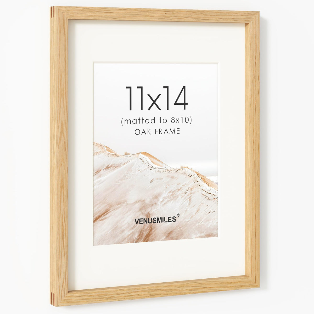 4x6 Picture Frame, USA-Sourced Natural Maple Wood Photo Collage Frame with HD Tempered Glass, Modern Simple 4 x 6 Wooden Frame Matted to 3.5x5, Gallery Wall Frames for Art, Wall or Tabletop Display