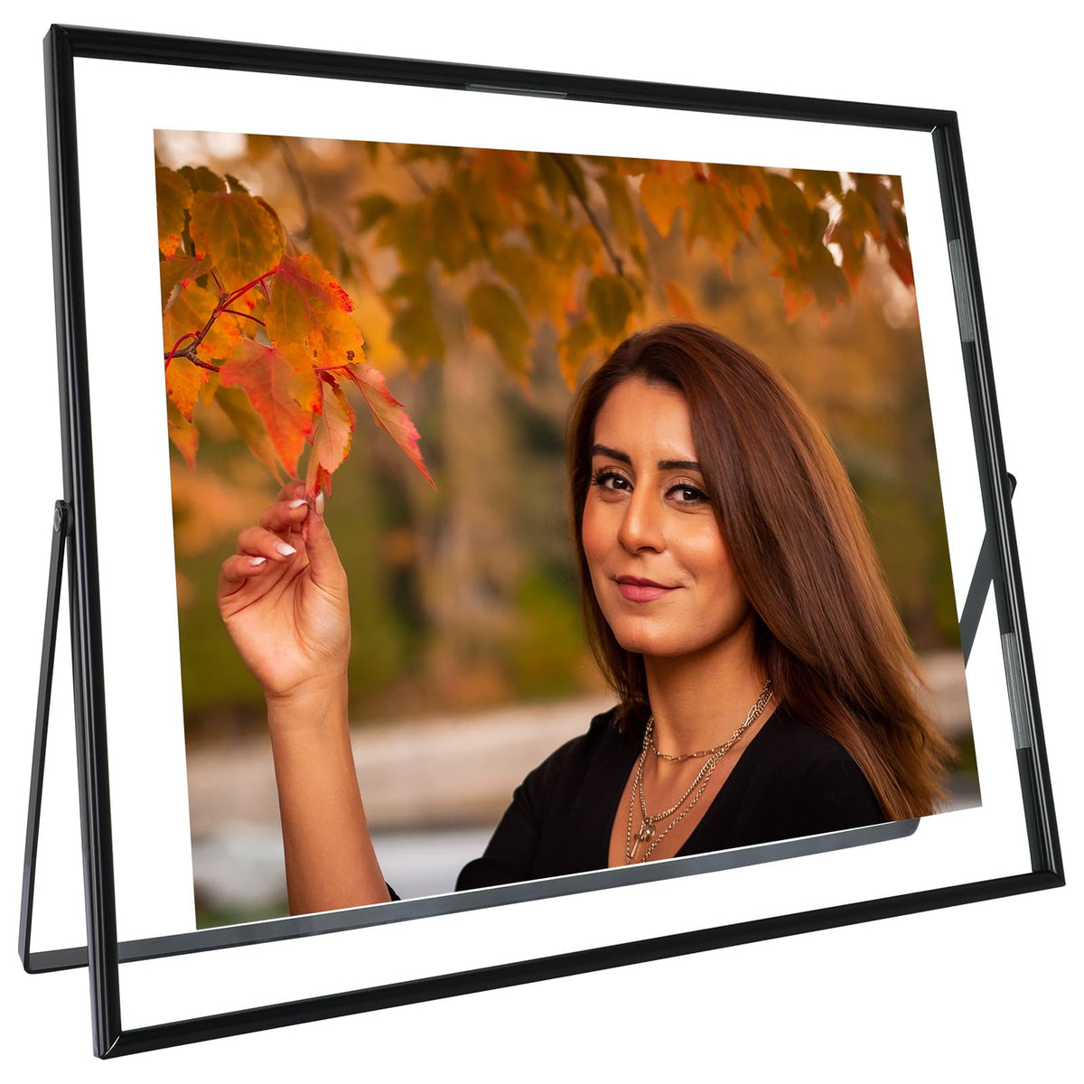 Silver Floating Frame, 4"x6", Horizontal