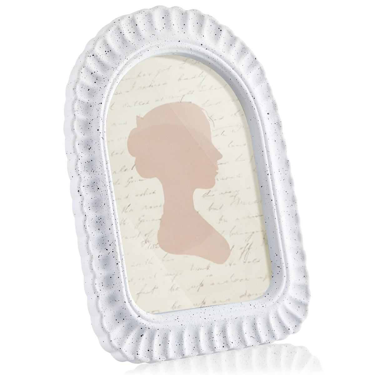 AceOrbit 4x6 Inch Gold Petal Arched Picture Frame Vintage Scalloped