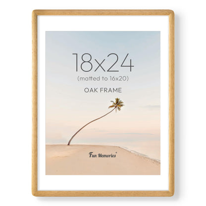6x6 Picture Frame, USA-Sourced Walnut Wood Photo Frame with Tempered Glass, Handcrafted Rustic Farmhouse Frame for Wall & Tabletop Display, Matted to 4x4