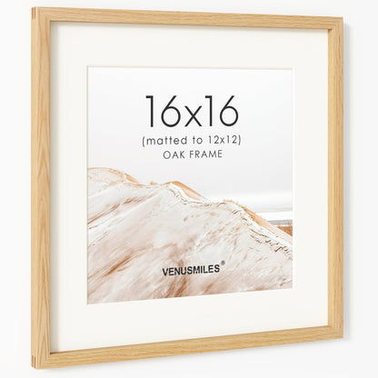 4x6 Picture Frame, USA-Sourced Natural Maple Wood Photo Collage Frame with HD Tempered Glass, Modern Simple 4 x 6 Wooden Frame Matted to 3.5x5, Gallery Wall Frames for Art, Wall or Tabletop Display