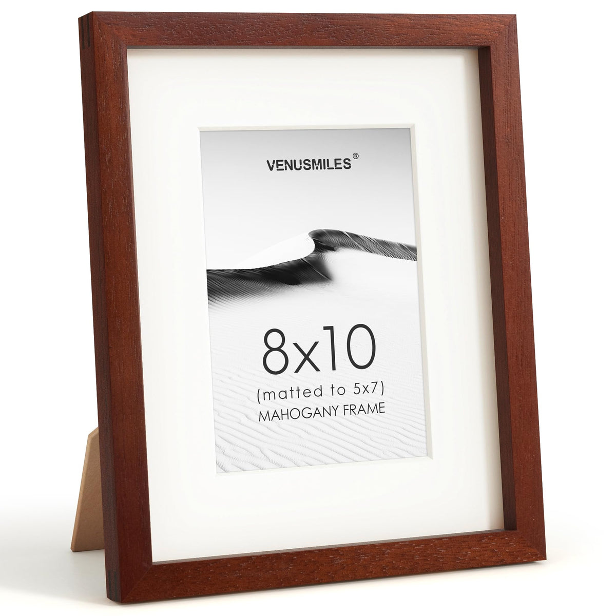4x6 Picture Frame, USA-Sourced Natural Maple Wood Photo Collage Frame with HD Tempered Glass, Modern Simple 4 x 6 Wooden Frame Matted to 3.5x5, Gallery Wall Frames for Art, Wall or Tabletop Display