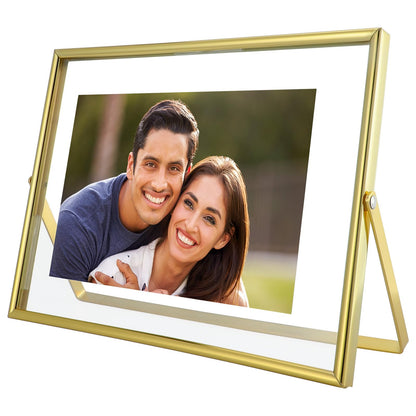 Silver Floating Frame, 4"x6", Horizontal